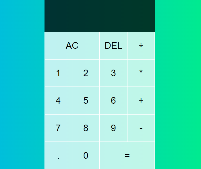 React calculator app project