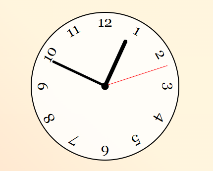 Vanilla JS clock app